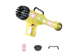 Ats-máquina De Burbujas Eléctrica 21 Agujeros Boom Bubble Gun, Soplador Automático Para Niños, Juguete Al Aire Libre Para Niños Y Adultos