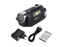 Cámara De Vídeo Digital Hd Full Hd Rotation 16x Camcorder Dv (negro)
