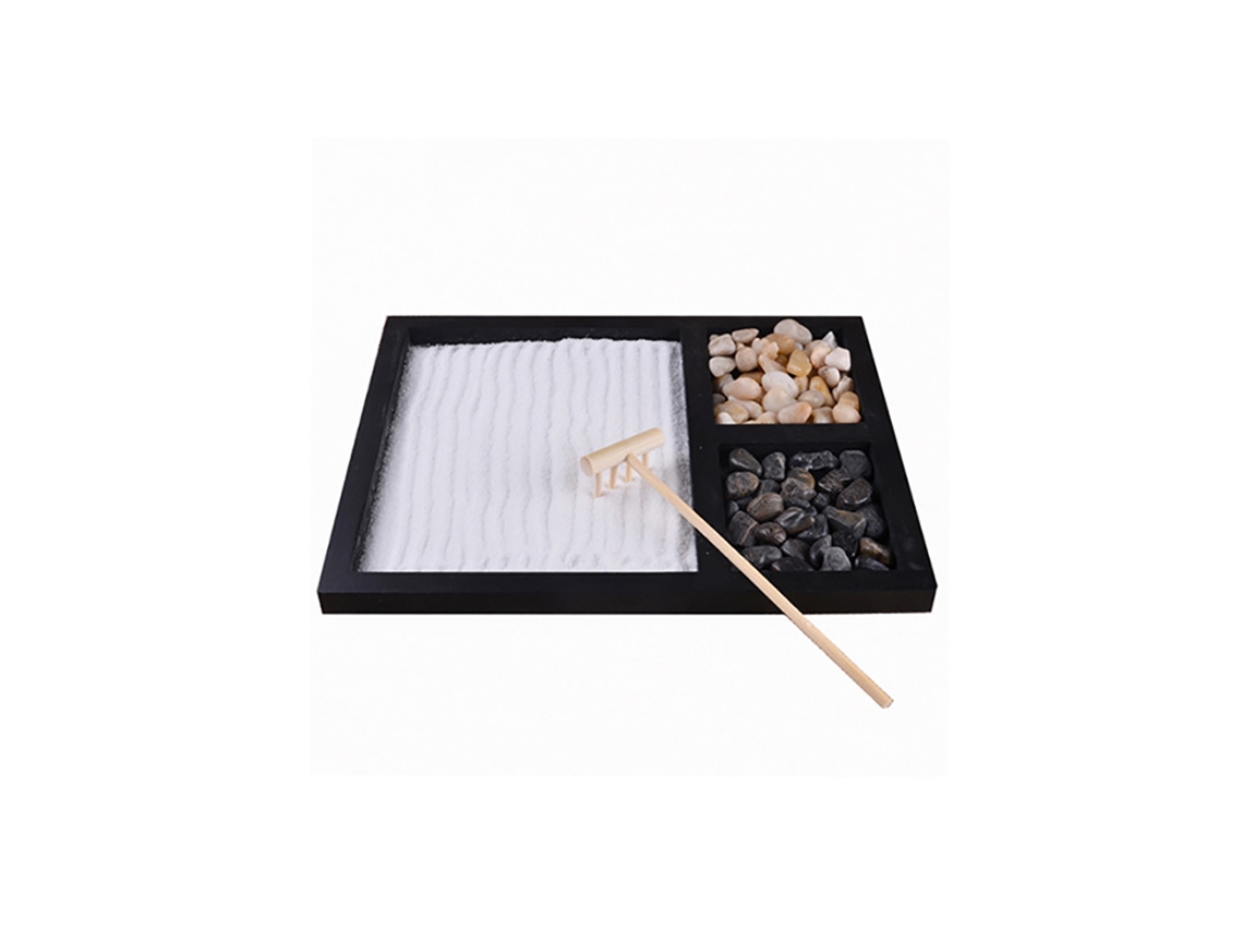 Decoración de mesa de meditación con sonajeros de arena y piedras, accesorio espiritual