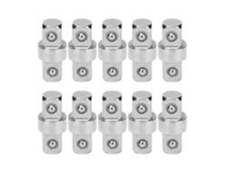 10 Adaptadores Conectores De Llave Doble De Acero Inoxidable De 3/8 De Pulgada