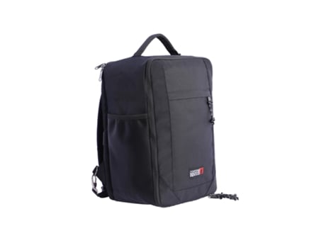 Mochila de viaje unisex de de color negro con cremallera 40x20x25 cm CORONEL TAPIOCCA