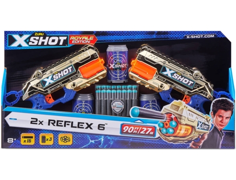 Lanzador X-SHOT 2X Reflex 6 (Edad Mínima: ‍8 Años)