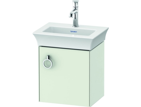 DURAVIT Tulip blanco, mueble de tocador colgado en la pared, ancho 384 x fondo 298mm, con 1x tope de puerta a la derecha, con tirador, WT4250R