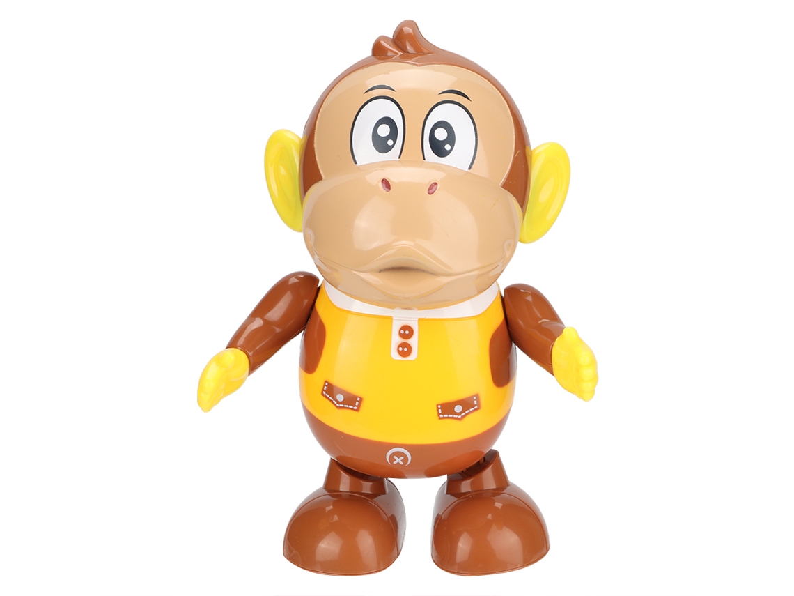 Brinquedo Infantil Macaco Dançante Com Luz E Música Para Crianças Entretenimento