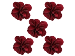 5 Piezas De Decoraciones Magnéticas Para Uñas, Flores Tejidas, Desmontables, Para Manicura.