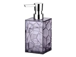 2026-dispensador De Jabón/loción Acrílico Transparente Poligonal Elegante Para Baño (morado)