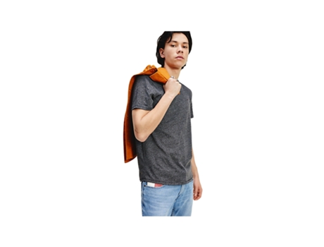 Camiseta para Hombre TOMMY JEANS (S - Gris)