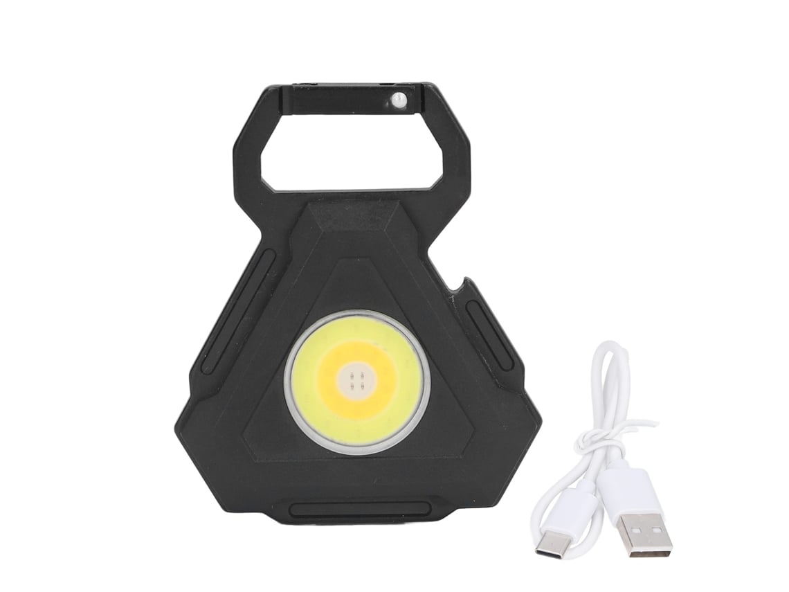 2026-linterna Llavero Cob Pequeña 7 Modos De Luz Usb Carga Con Base Magnética Portátil Bolsillo