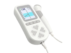 Detector de frecuencia cardíaca fetal con pantalla LCD sin radiación, monitor de frecuencia cardíaca fetal Doppler de alta calidad en Jinyubo Store