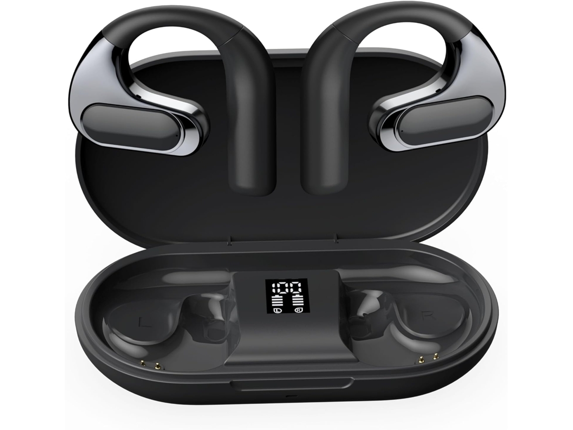 Auriculares Abiertos Auriculares Inalámbricos con Refuerzo Calidad de Sonido Conexión de Dispositivo Dual Tiempo de Reproducción 54 Horas YEMAESRE