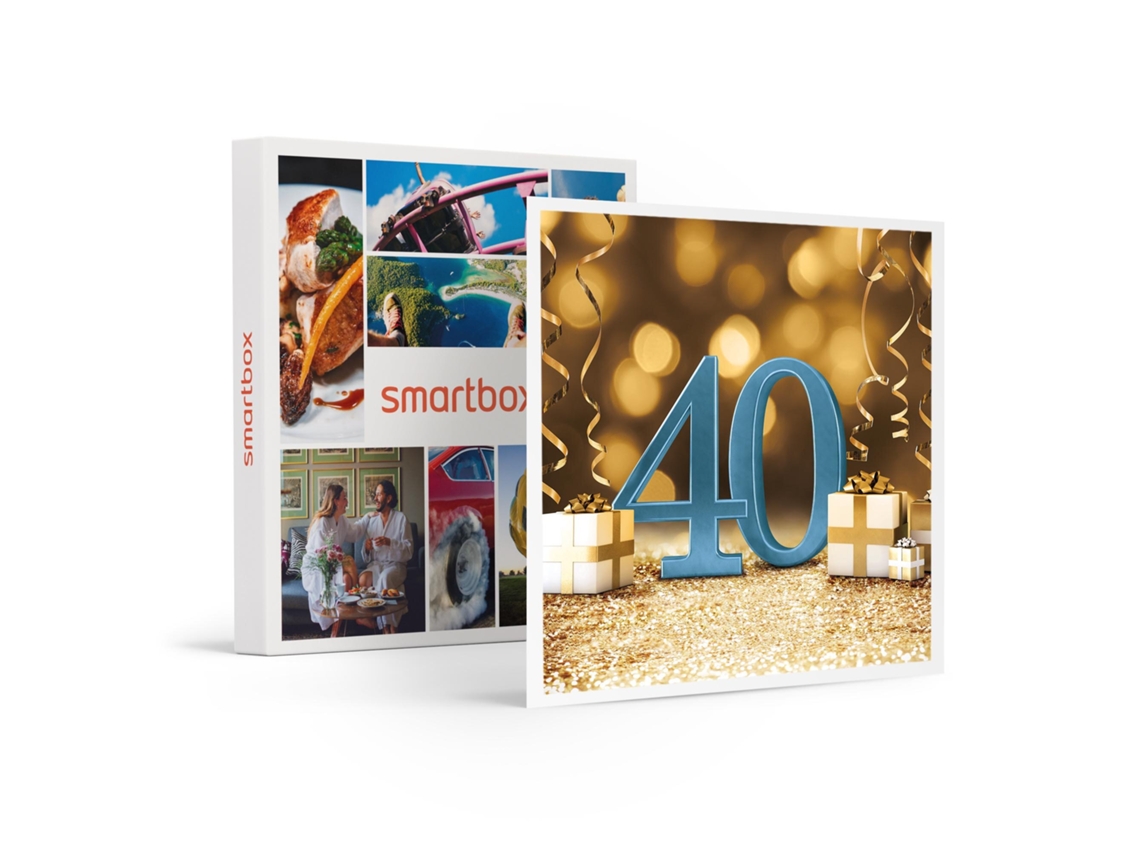 Caja Regalo SMARTBOX ¡Muchas felicidades! 40 años