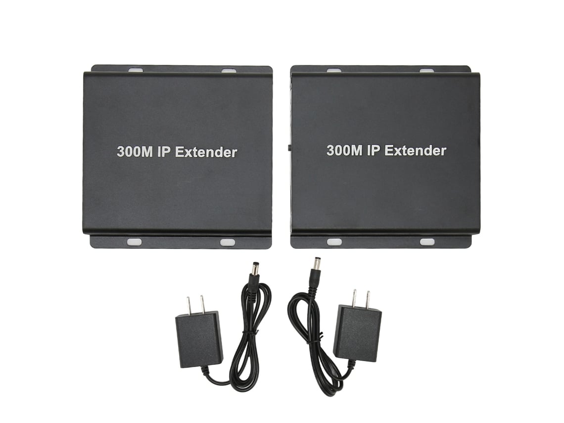 Extensor Ip De 300m Hd 1080p Con Interfaz Multimedia Vía Cat5e/6/7 (transmisor/receptor) Y Conector Usb.