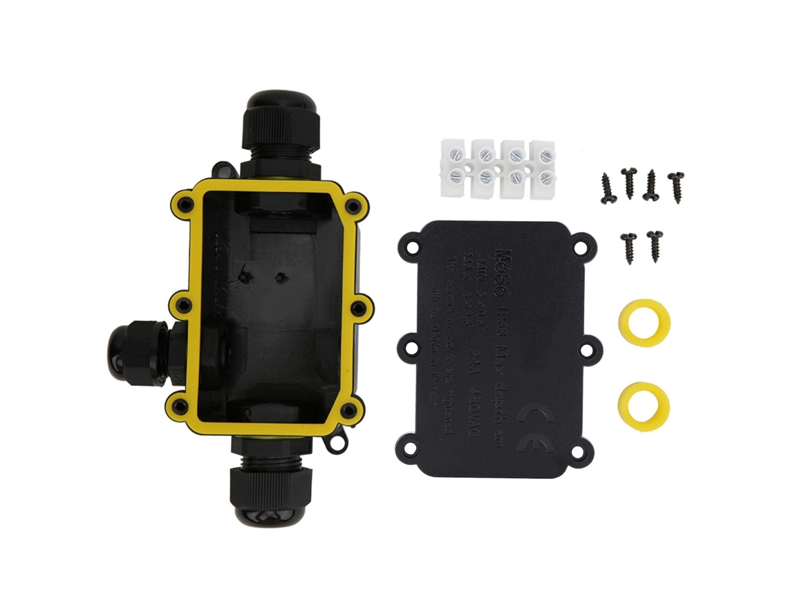 2026velora-caja De Unión Ip68 Plástica 5m Sumergible T100 450vac 24a Ul94v-2 Enclosure Electrónico