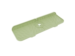 Protector Antigoteo De Silicona Para Fregadero De Cocina, Alfombrilla De Drenaje, Secado, Impermeable, Verde