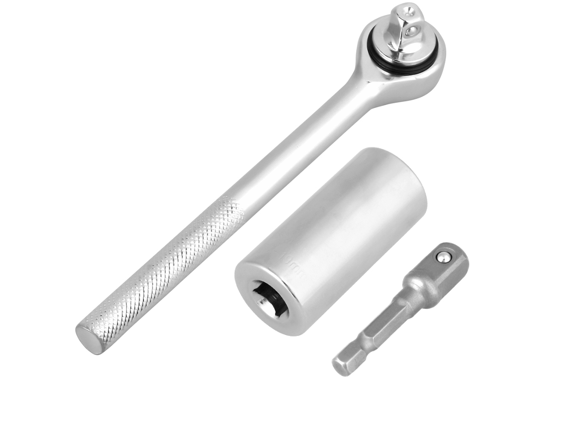 Llave dinamométrica universal con adaptador para taladro, vasos de 7-19 mm, accesorio para llave de vaso