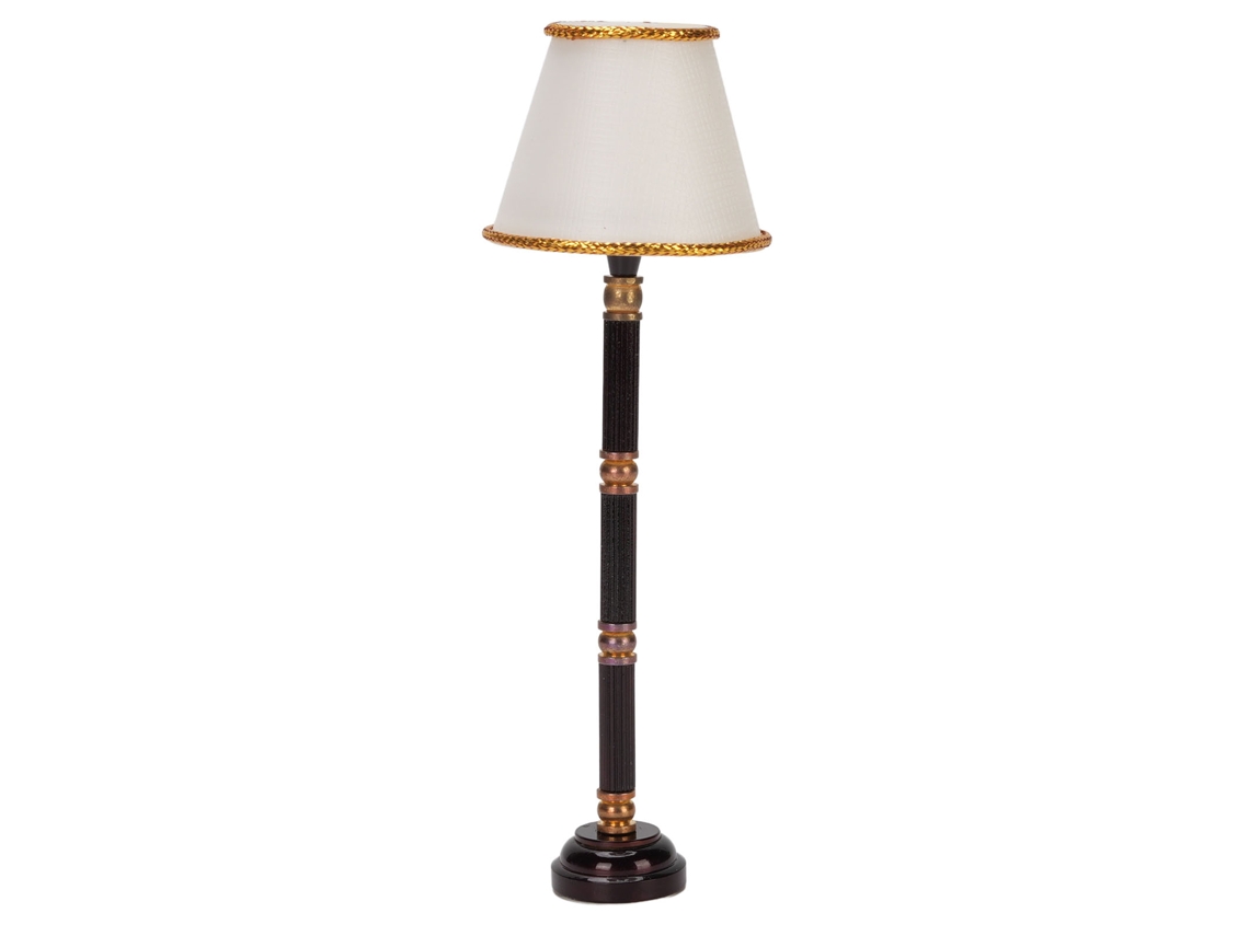Lámpara De Mesa Led En Miniatura Con Interruptor Para Casa De Muñecas, Escala 1:12