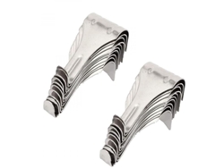 2026-20 Ganchos De Pared De Acero Inoxidable Para Colgar Plantas, Herramientas Y Accesorios 29x55mm