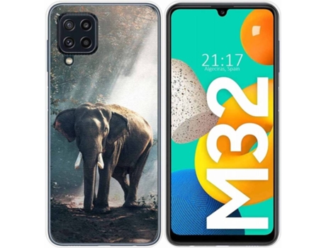 Carcasa Samsung Galaxy M32 TUMUNDOSMARTPHONE Elefante Multicolor
