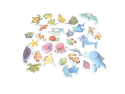 Ats-set De Rompecabezas Animales Marinos Para Baño De Bebé Juguete Eva Rompecabezas Para Baño Y Bañera Infantil