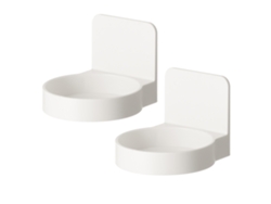Estantes flotantes seguros para artículos de baño multiusos, botelleros de plástico con uso versátil y diseño estético, ligeros y duraderos para