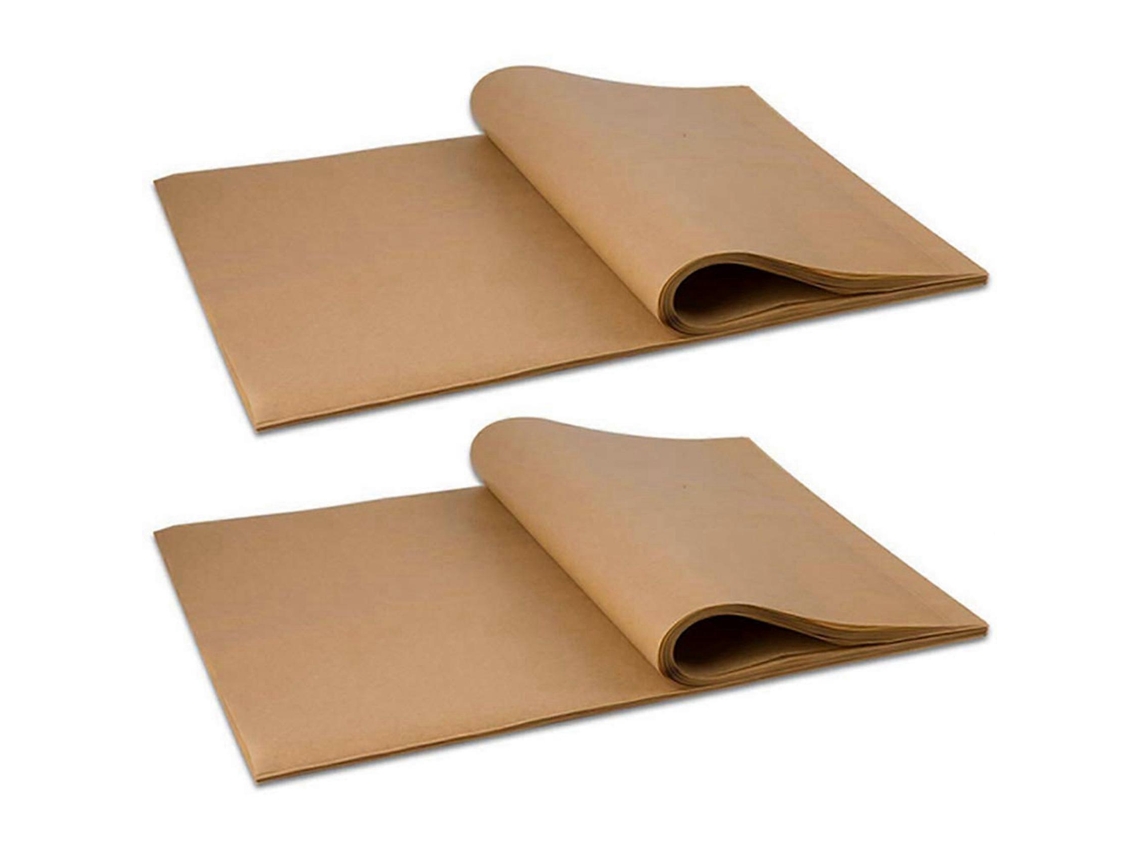 200pcs Unbleached Parchment Paper, Precut Baking Liners Sheets Paper,12 X 16 Inch, Non-stick, Water