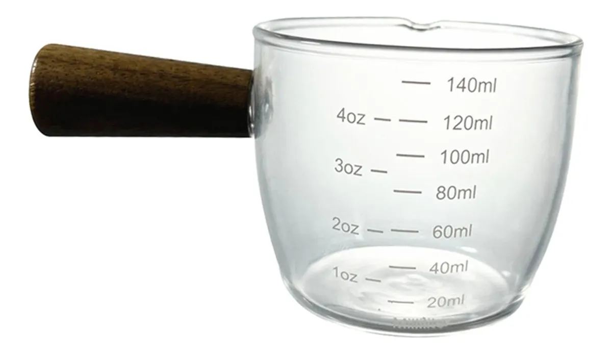 Taza medidora para cafetera, jarras medidoras transparentes únicasvayotoy