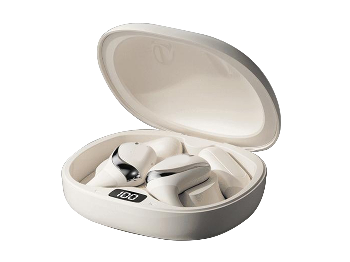 Auriculares deportivos con Bluetooth 5.4, cancelación de ruido y micrófono integrado.