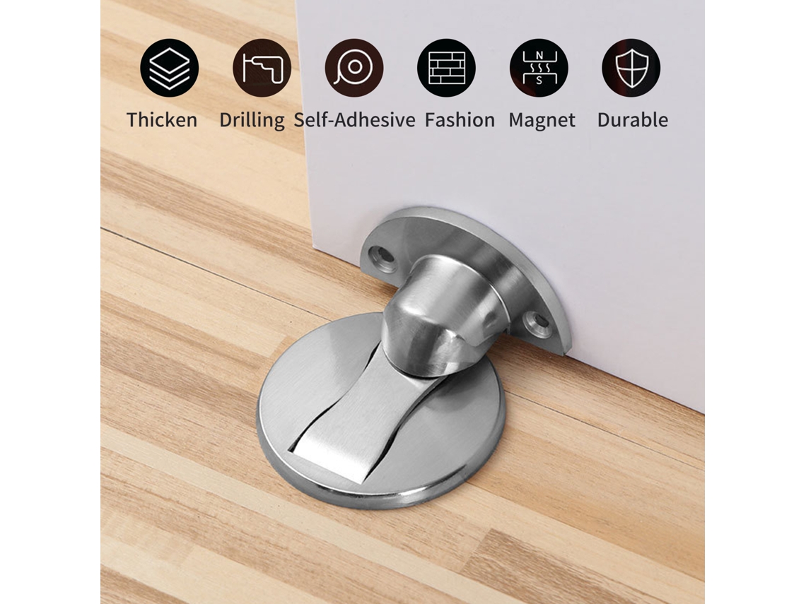 Protector De Pared Magnético Autoadhesivo Para Tornillos De Puerta Y Taladros Para El Hogar Y La Oficina.