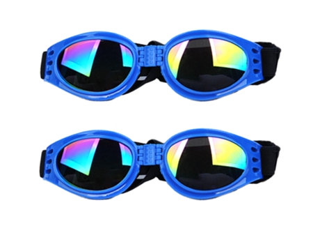 Gafas protectoras para perros Gafas de sol para perros con correa ajustable Gafas de sol Protección UV impermeable para perros ELKUAIE