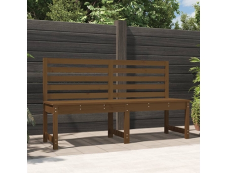 Banco De Jardín VIDAXL Marrón Madera (157.5x48x91.5 cm)