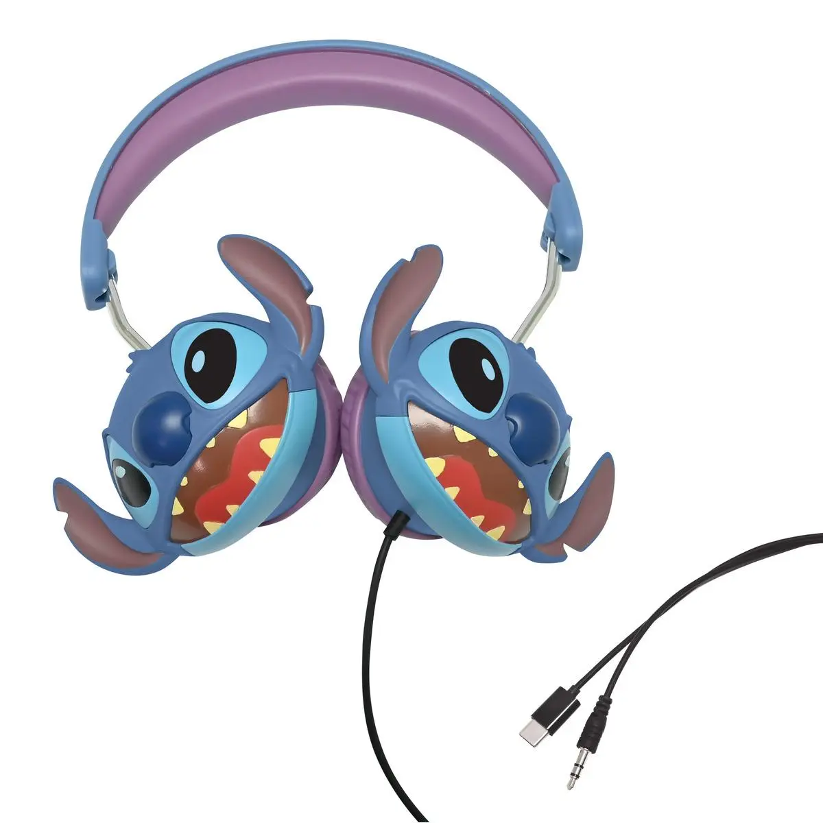 Disney Stitch Stereo-kabelkopfhörer, Faltbar, Mit Sicherer Lautstärkebegrenzung