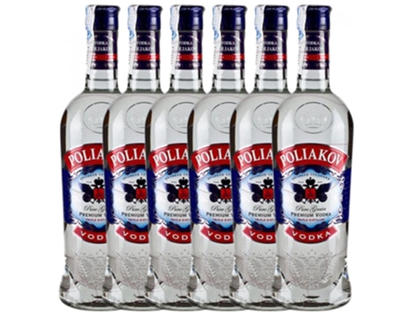 Vodka BARDINET Bardinet Poliakov (0.7 L - 6 unidades)