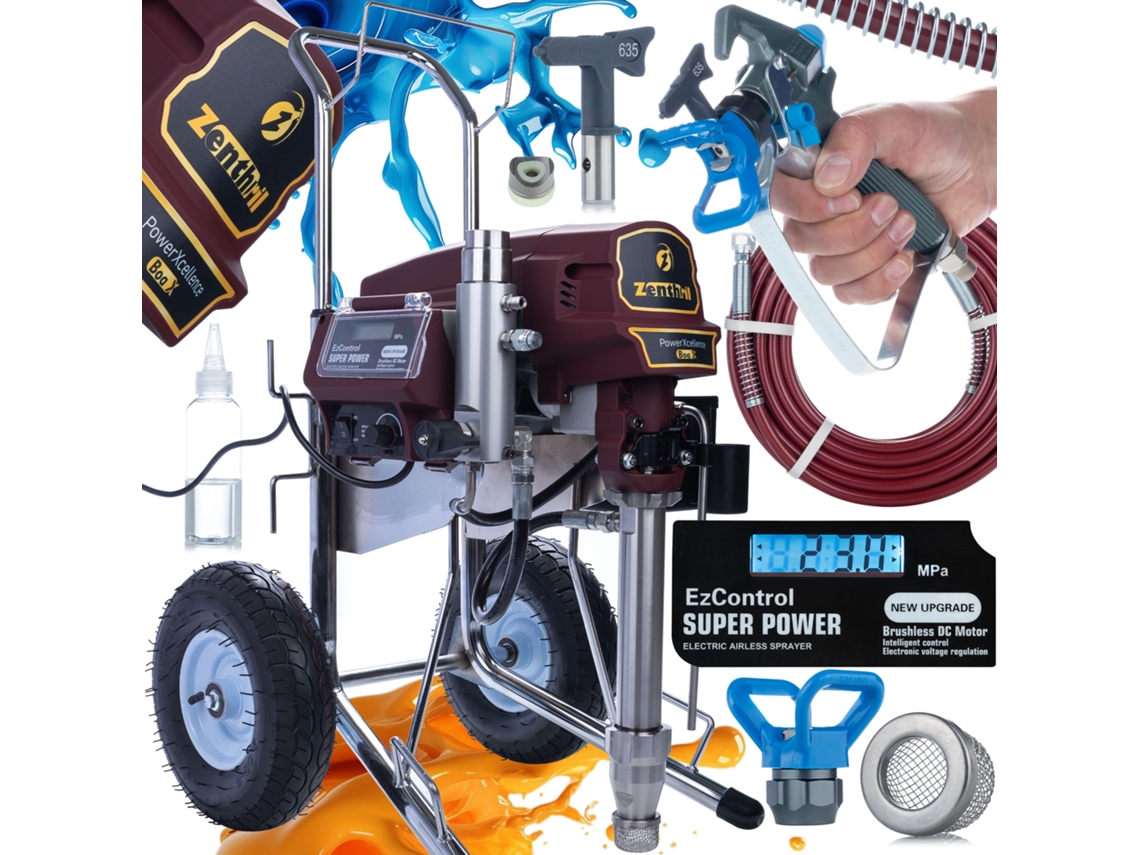 Pulverizador sin aire Boa X 35w – Alta potencia | 6 l/min, 2 mpa | Pintura y Masillas