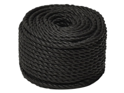 Cuerda de trabajo de polipropileno negro de 16 mm y 250 m HARLANV1