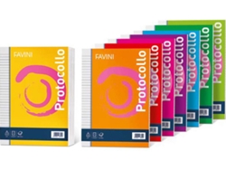 FAVINI Protocollo Cuaderno Y Block A4 30 Hojas Blanco
