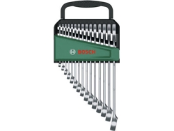 Juego de llaves combinadas Bosch de 15 piezas