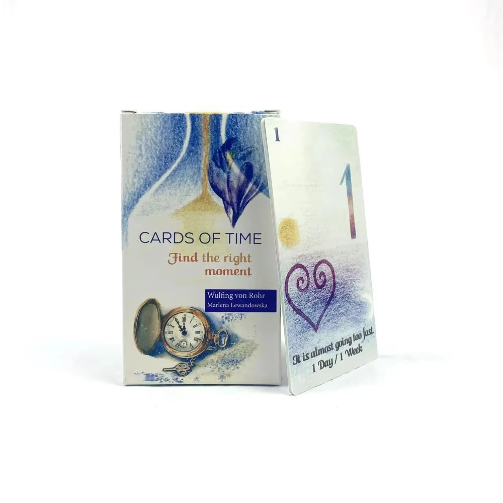 Cartas Del Oráculo Del Tiempo, Cartas Del Tarot Para Encontrar El Mejor Momento, Manual De Instrucciones En Papel
