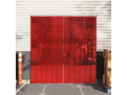 Cortina Lovely Home Tira Puertas Mm Rojo (1)