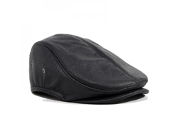 Sombrero Ajustable De Piel De Vaca Para Adulto, Estilo Ivy Newsboy, Cuero Genuino, Dtf