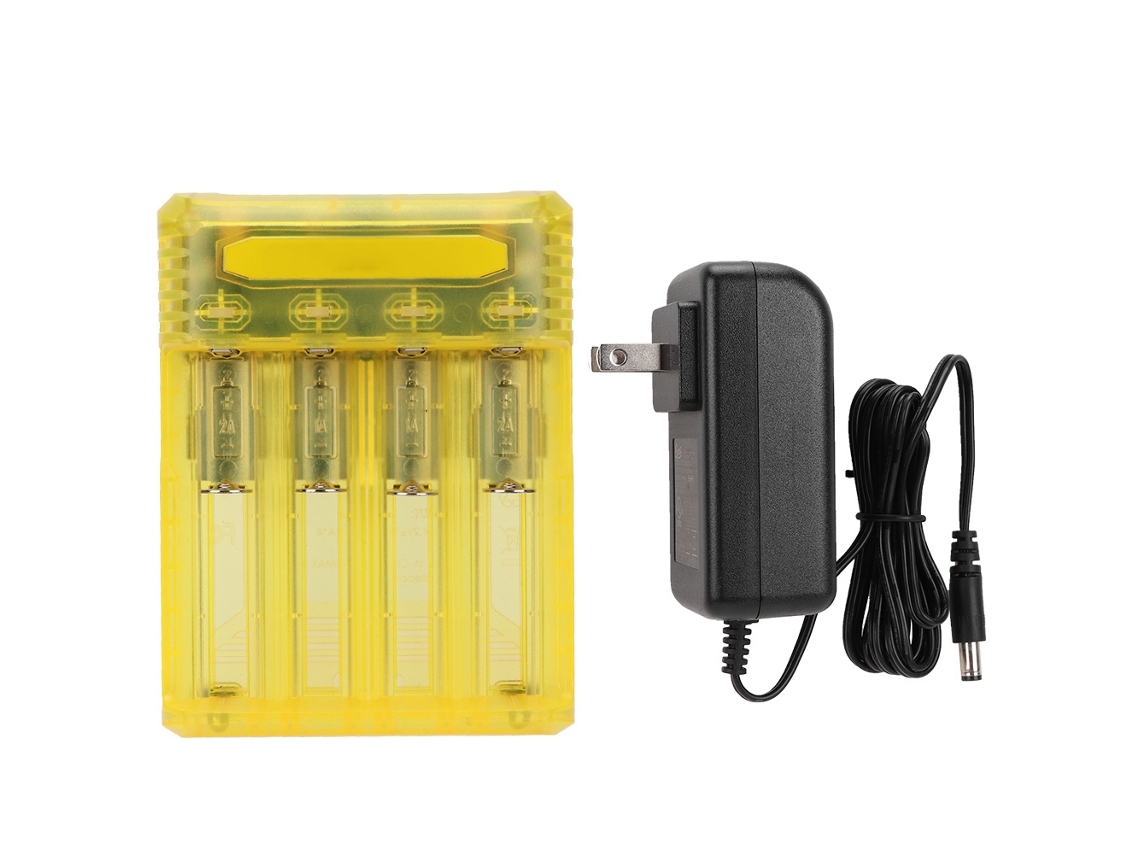 Cargador de batería recargable (carga rápida, compatible con Nitecore Q4)