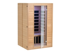 Cabina Infrarroja Tekmaquinas Hemlock 1800W para 2 Personas de Fácil Montaje