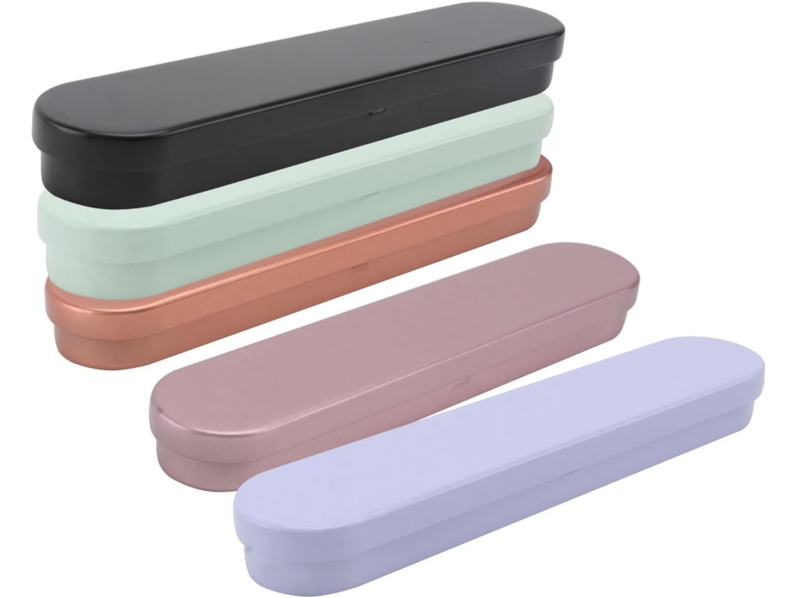 Caja De Almacenamiento De 5 Piezas Para Pinzas, Estuche Para Pestañas, Contenedores De Almacenamiento Multicolor