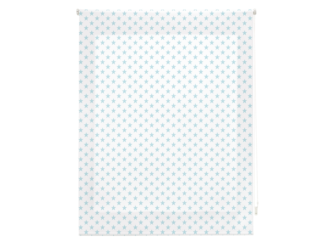 Estor Enrollable HAPPYSTOR Stars Estampado Digital Fantasia Turquesa 155x250 cm