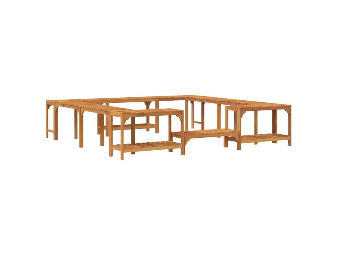 Maison Exclusive - Alrededor De Spa Marrón 255 X 255 X 55,5 Cm