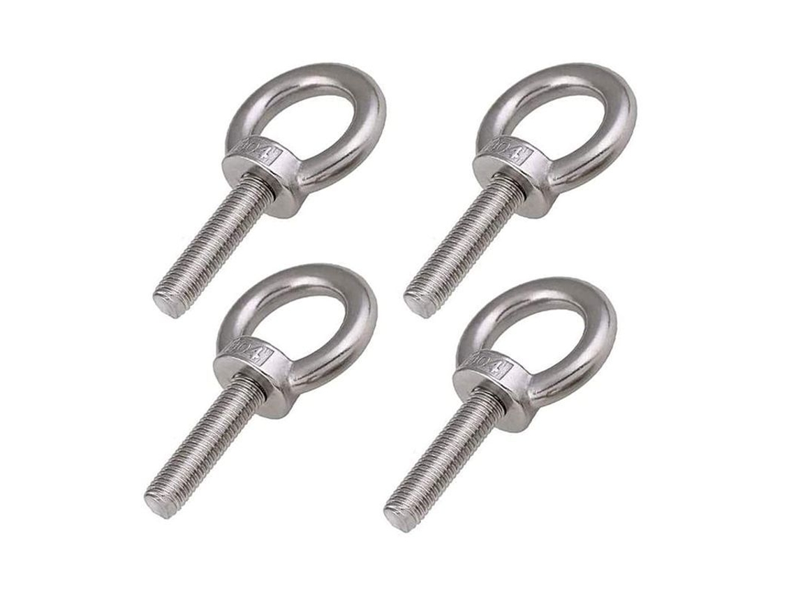 4 Tornillos De Ojo M10 De Acero Inoxidable 304, De Anillo Cerrado, Para Elevación Y Suspensión.
