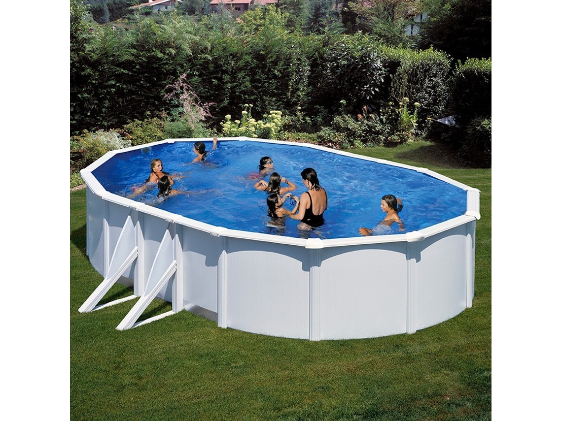 Piscina de Acero GRE Blanca (915x470x132 cm)