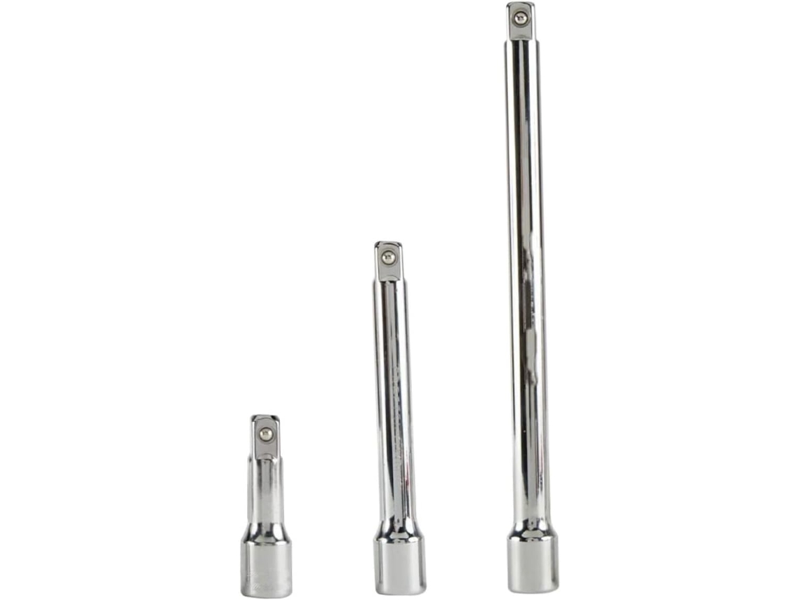 Juego De Llaves De Carraca De 3 Piezas Con Extensiones: 7,5 Cm + 15 Cm + 25 Cm, Manguito De