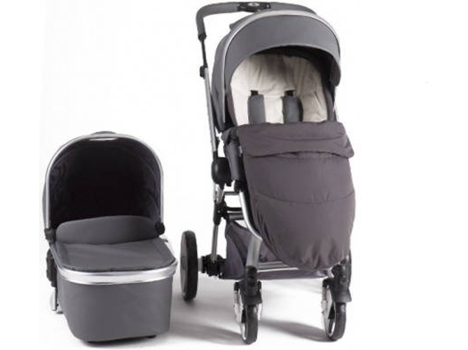 Carrito de Bebé Duo KIKKA BOO Duo Tender 2 Em 1 Com Alcofa
