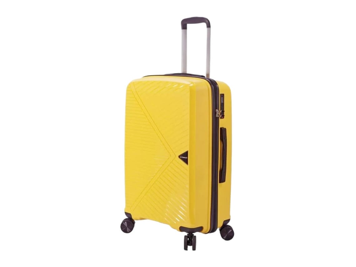 Benzi Mala De Viagem Trolley Grande 74Cm 4R Exp Bz5710 Amarelo
