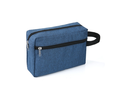 Bolsa de armazenamento impermeável para produtos de higiene pessoal masculino Azul oscuro